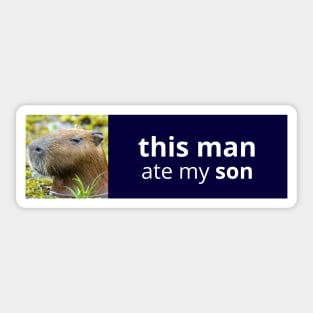 Funny Capybara Sticker